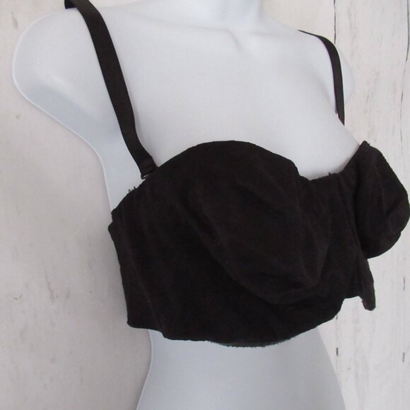 Lunaire Bra Black 42D Convertible Strapless Underwire 175-11 - Picture 6 of 7